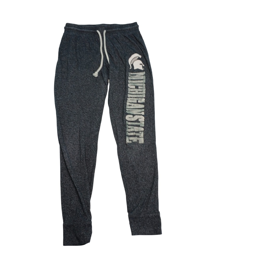 Michigan‎ State Spartans Jogger Pants Womens S Dark Gray Athletic